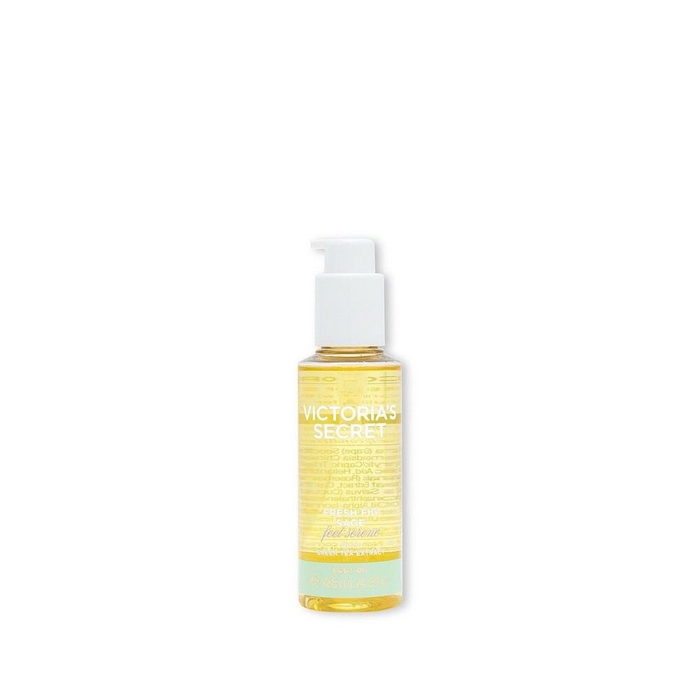NEW‎ Victoria's Secret Fresh Fig Sage Body Oil 4.3oz / 128mL With Jojoba Oil New